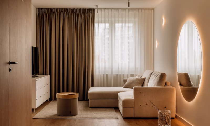 Two-level apartment for a family with children. The ground floor is full of life, the upper floor is quiet – design 3XEL Architekci – photo Aleksander Figiel.