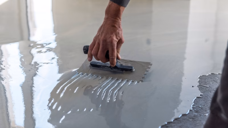 Choosing and applying a self-levelling floor compound