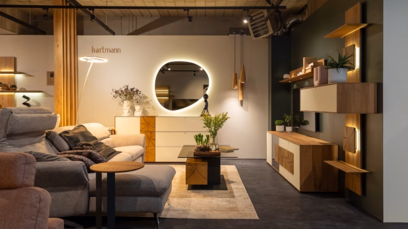 Former shop in Wilda turned into a showroom. Interiors of Hartmann Interior in Poznań – design Ewa Kaźmierowska – photo Jaga Kraupe.
