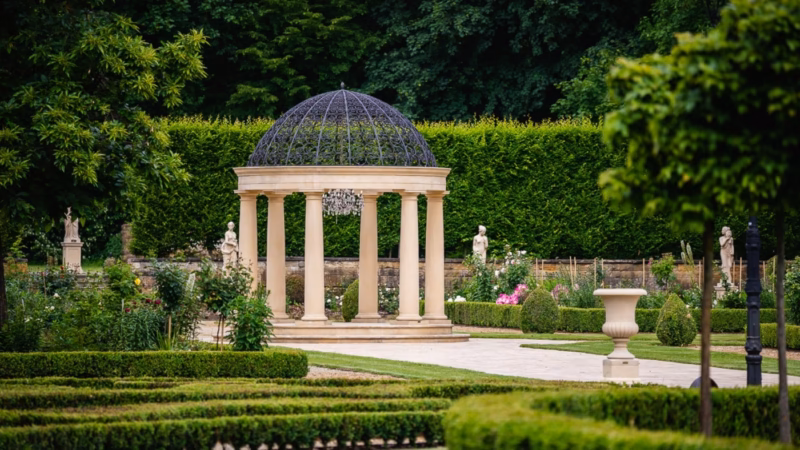 Chronos draws on European garden traditions for its outdoor designs